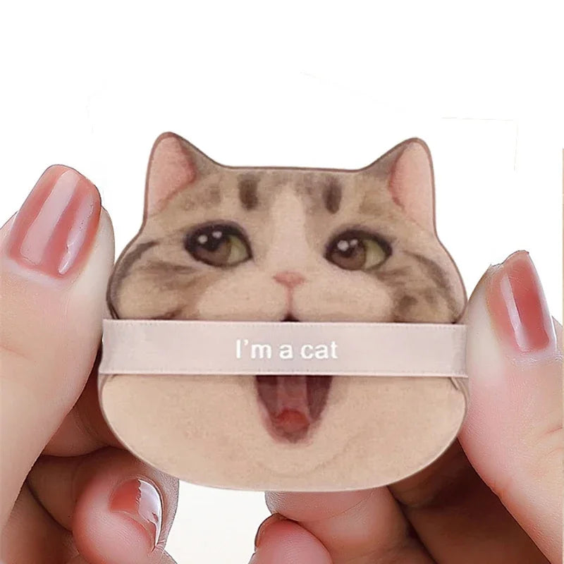 Cute Cat Air Cushion Powder Puff – Soft Makeup Sponge