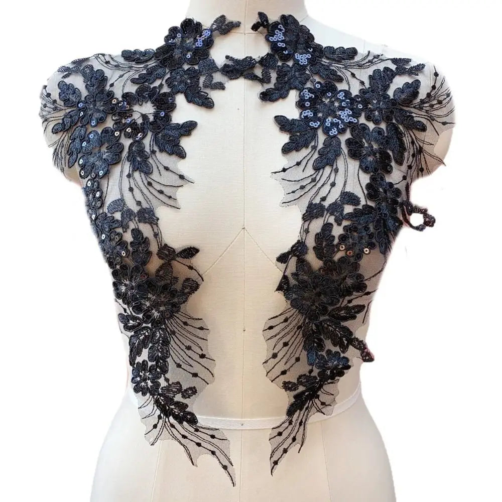 Polyester Embroidery Flower Patch – Floral Garment Appliqué