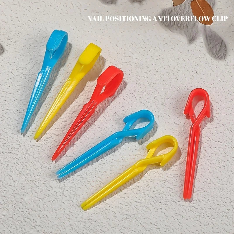 10pcs Nail Shaping Clips – Spill-Proof Nail Art Protection