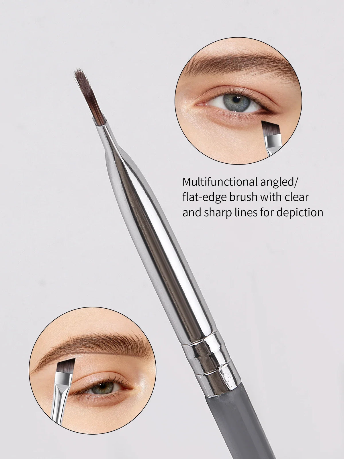 6-Piece Eye Makeup Brush Set – Eyeliner, Eyebrow & Shadow