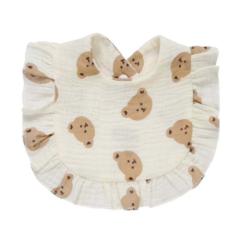Soft Cotton Baby Bibs – Colorful Infant Burp Cloths 0–2 Yrs