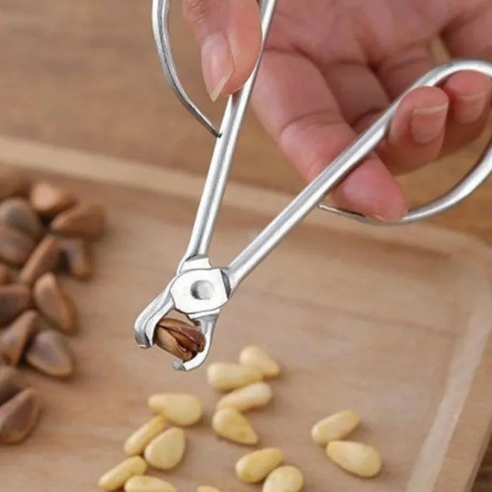 Pine Nut Cracker Pliers – Stainless Steel Nut Opener Tool