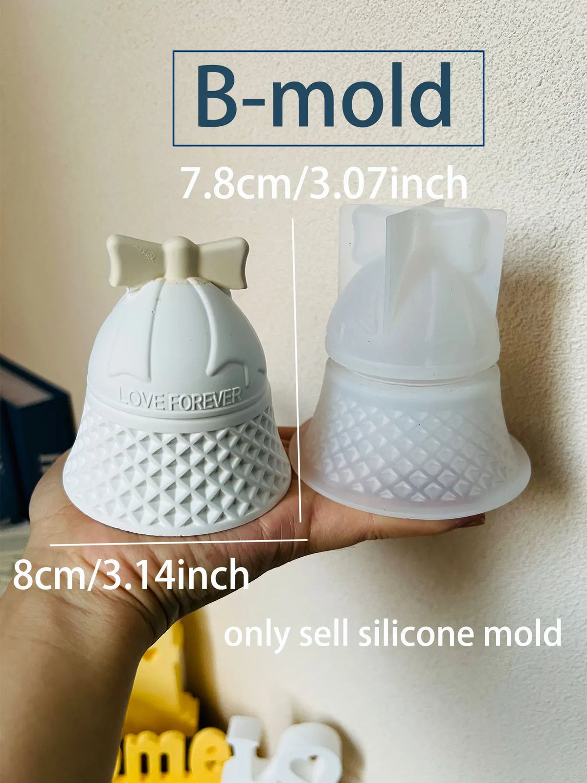 Silicone Mold – Candlestick, Lighthouse & Bell | Resin & Gypsum
