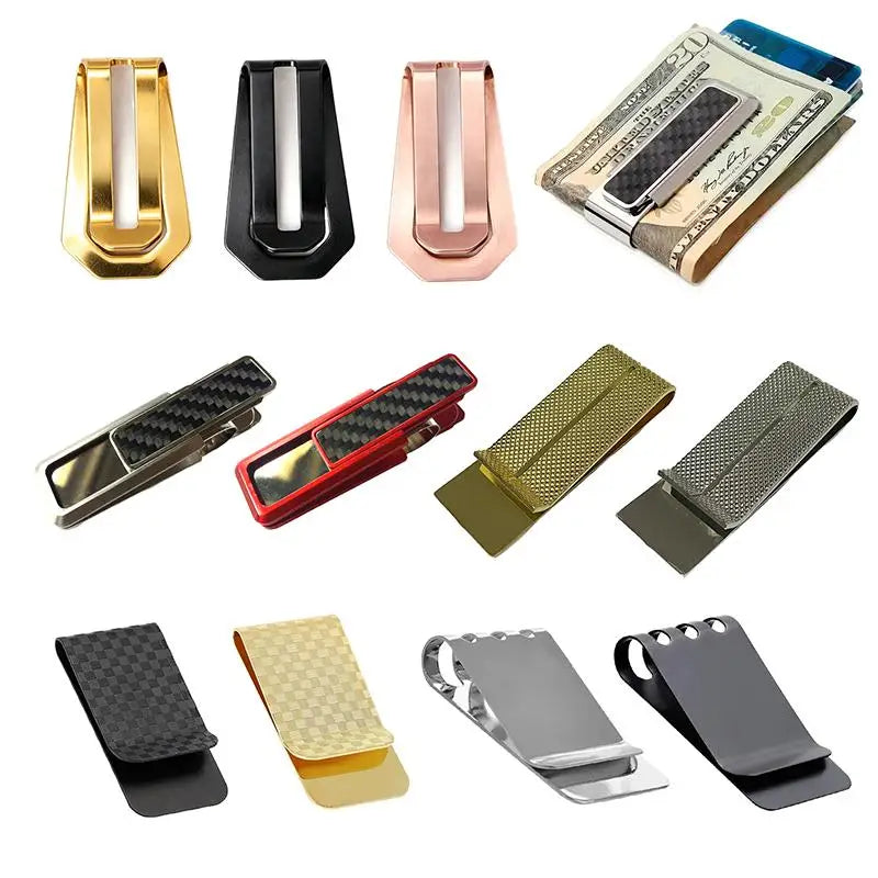 Stainless Steel Slim Money Clip & Card Holder | JETTING