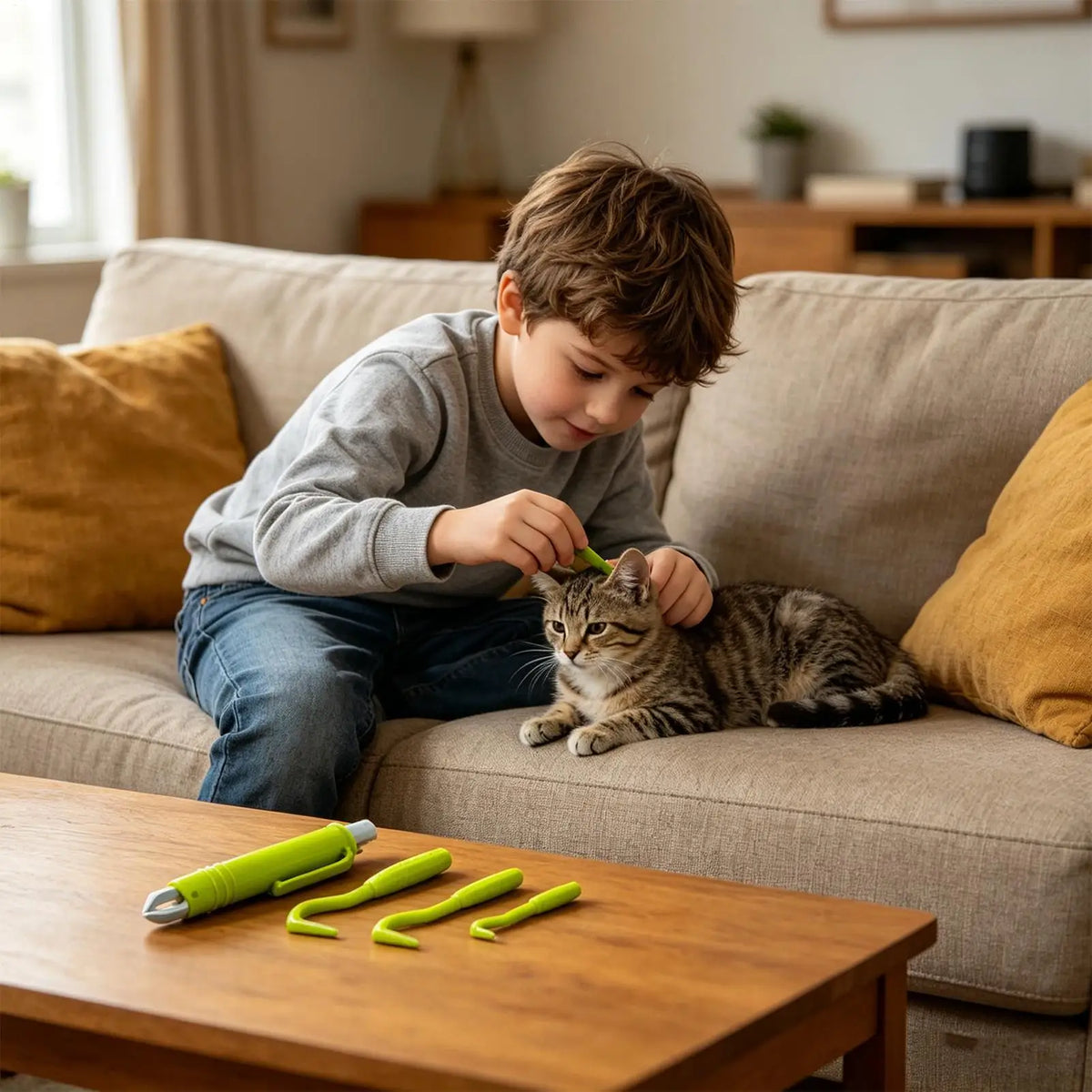 Pet Tick & Flea Remover Tweezers Set – Dogs, Cats & Livestock