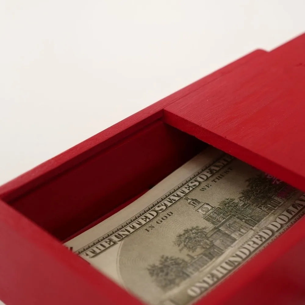 Break In Case of Emergency Wooden Gift Box with Hammer
