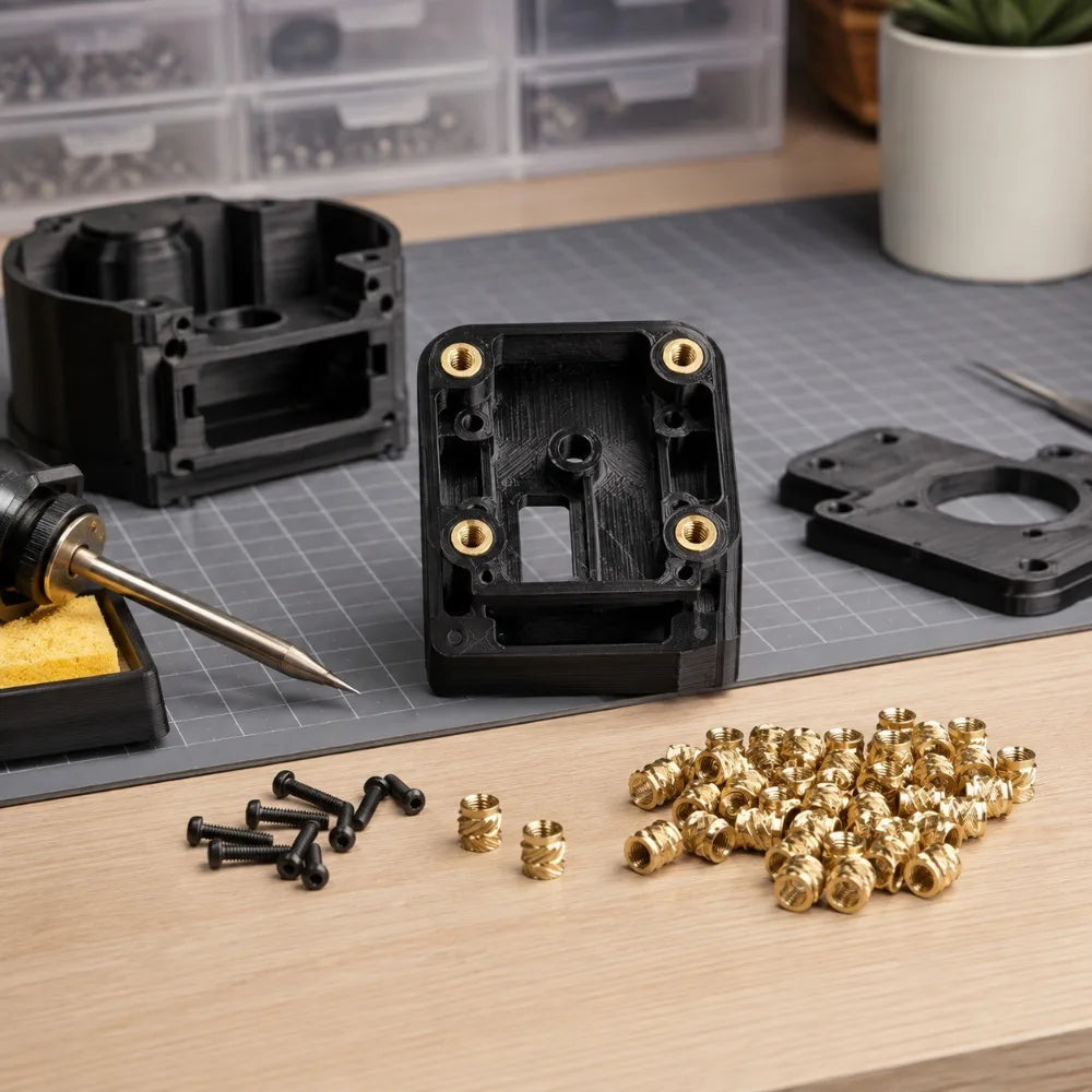 M3 Brass Heat Set Insert Nuts 5×4mm for 3D Printing & DIY