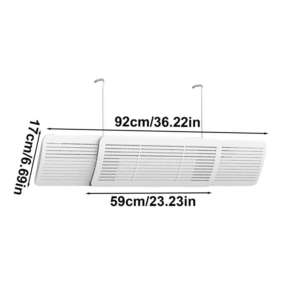 HVAC Vent Deflector – Adjustable AC Airflow Diverter 23–36 In