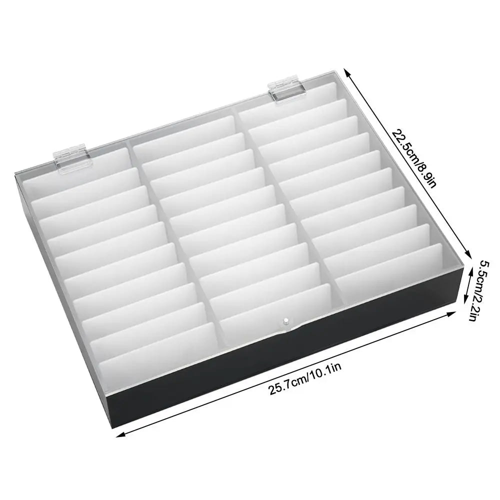 Nail Art Storage Box Multi-Slot Display Case | Press On Nails