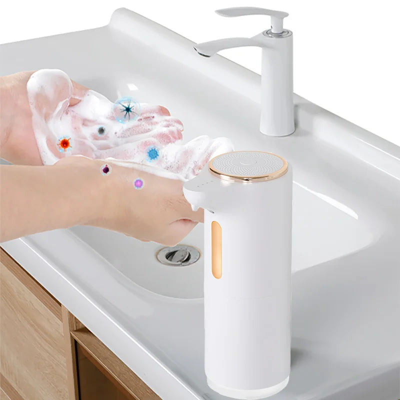 Touchless Foam Soap Dispenser | USB Rechargeable, 3-Level Sensor