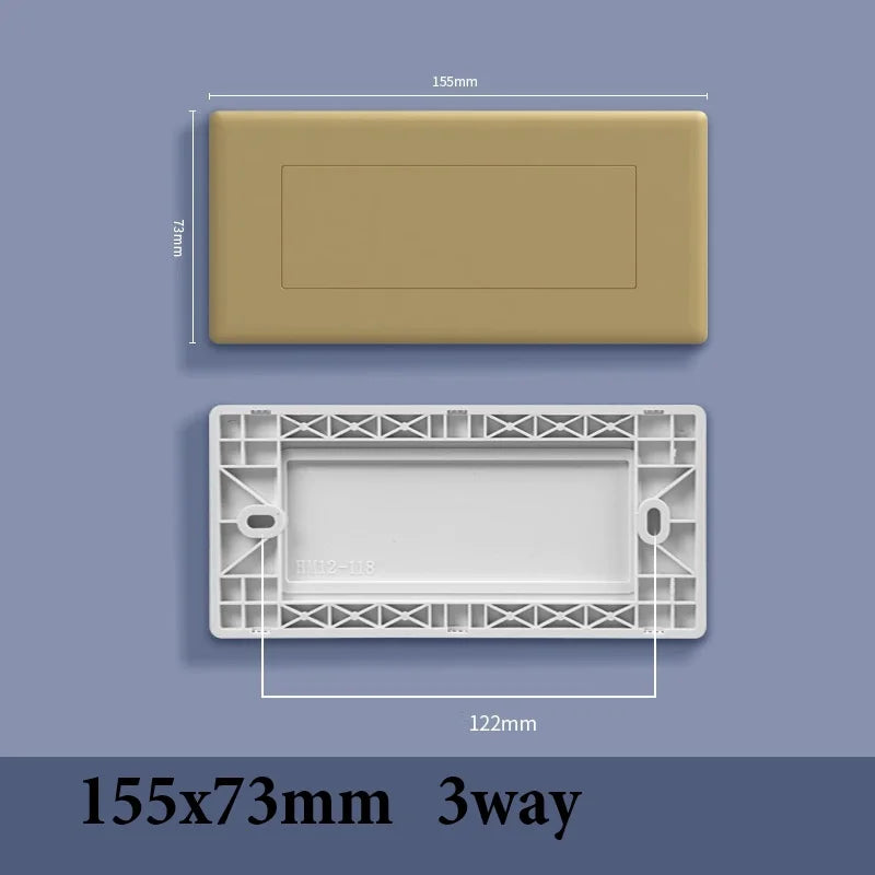 118 Type Blank Wall Plate Cover | Outlet & Socket Panel