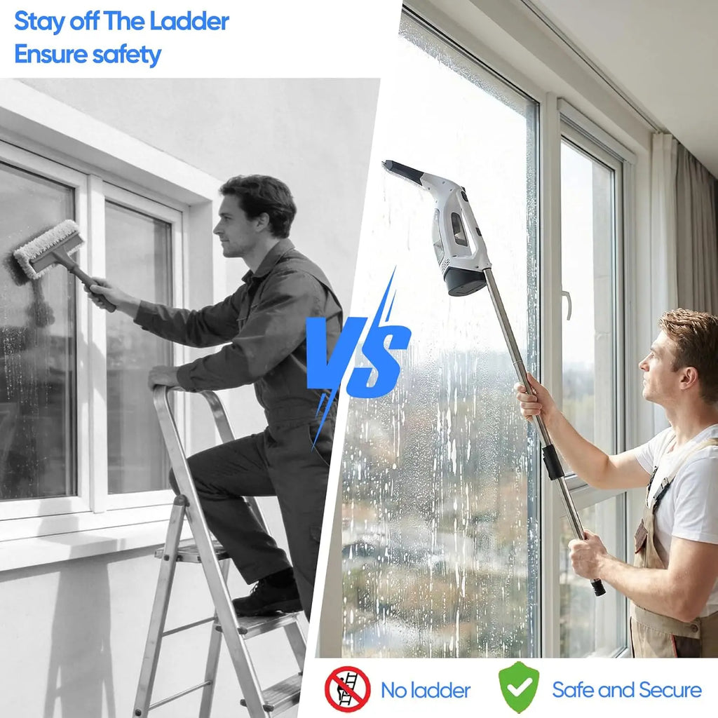 CENRR Cordless Electric Window Cleaner | Rechargeable Glass Tool