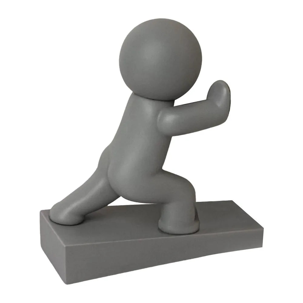 Cute Cartoon Action Figure Door Stop – No-Drill Non-Slip