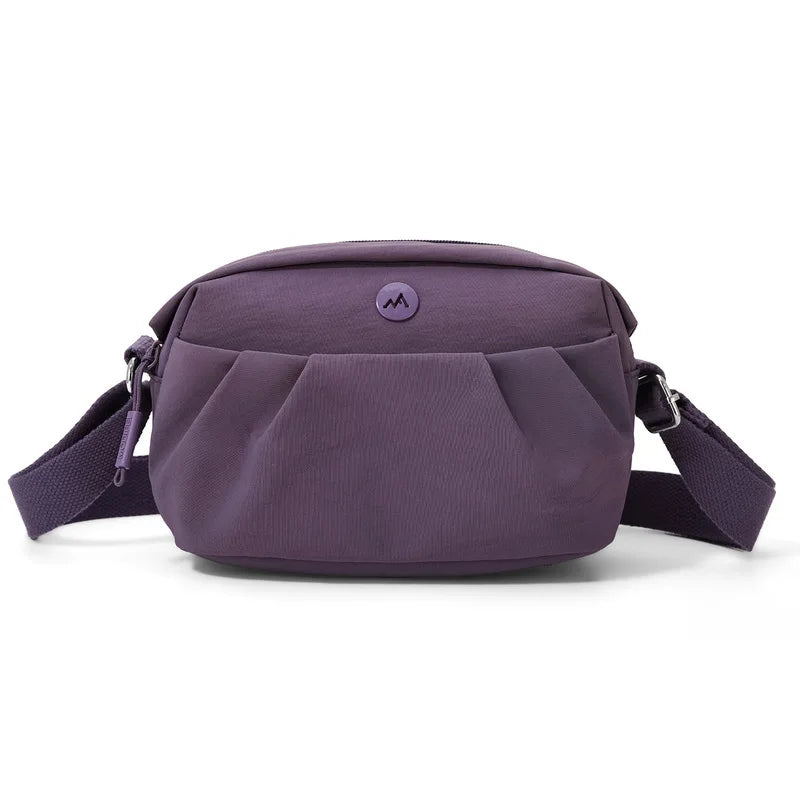 Nixie Nylon Crossbody Bag – Lightweight Multi-Layer Casual