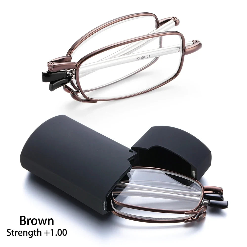 KLASSNUM Folding Reading Glasses +1.0–+4.0 | Unisex with Case