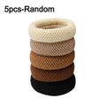 Mix Color Scrunchies Set – Bold Thick Hair Ties for Women