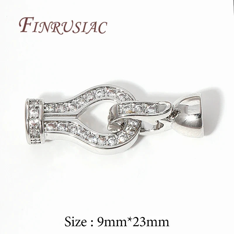 18K Gold Plated Zircon Clasp Connectors – DIY Jewelry Making