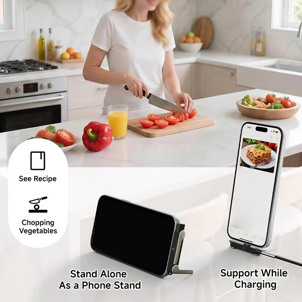 240W Foldable Phone Charging Stand | Type-C Desk & Bedside