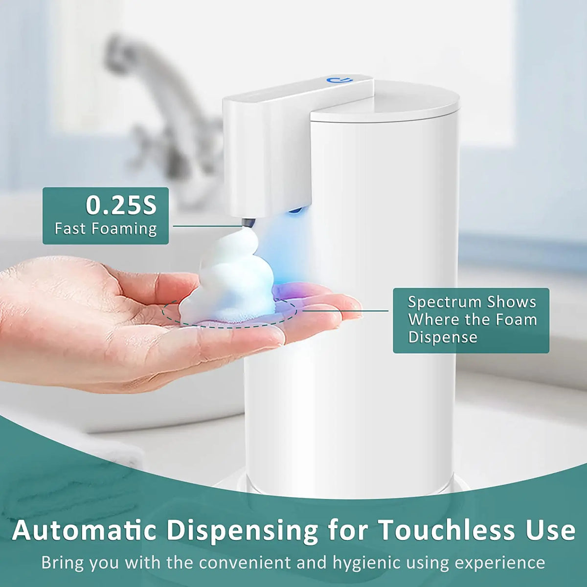 Hongdec Touchless Foam Soap Dispenser – Sensor 300ml