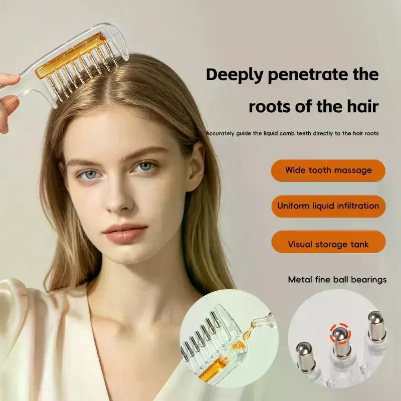 Eelhoe Scalp Massage Comb with Essential Oil Reservoir