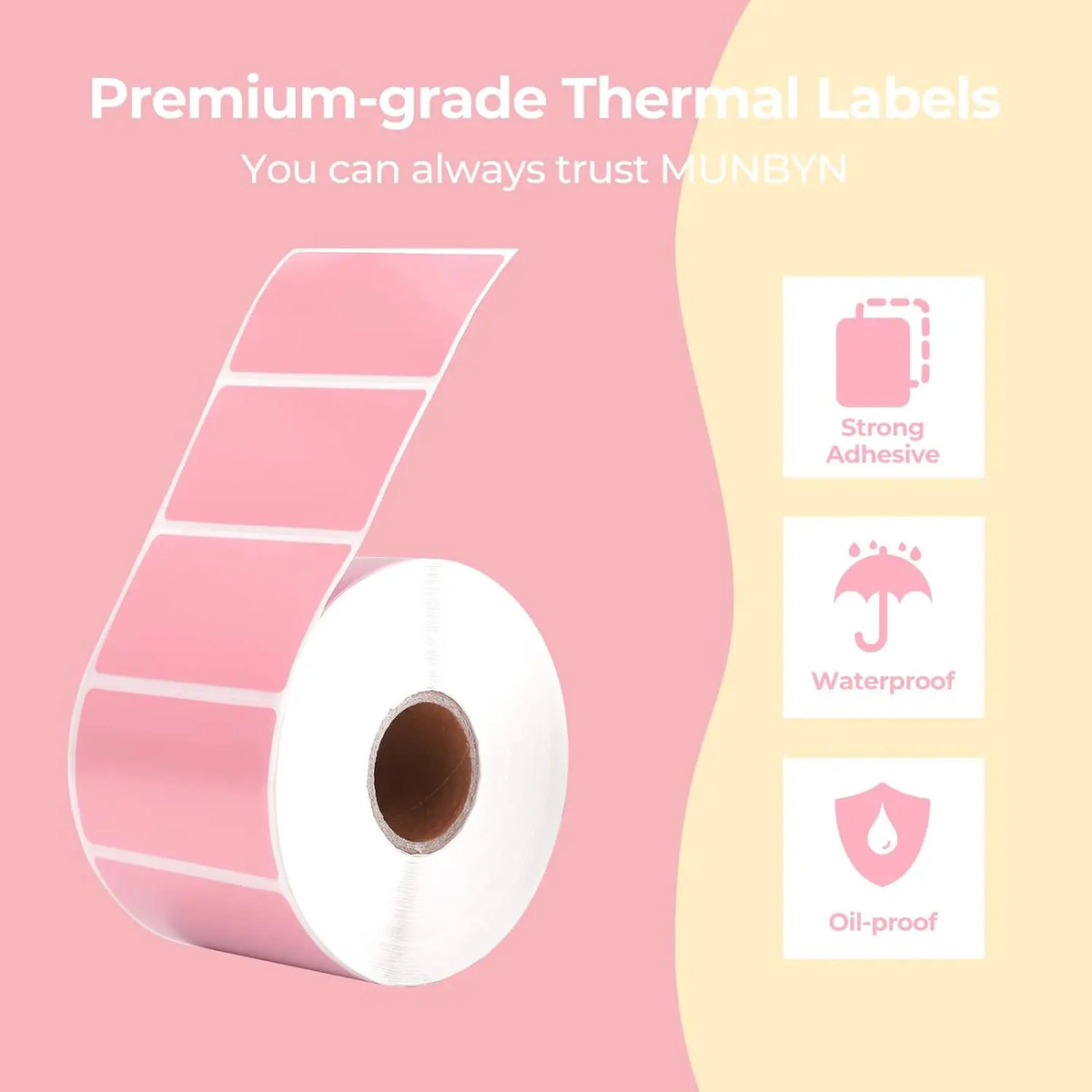 Thermal Label Paper for Phomemo M110 M200 M220 – Adhesive Stickers