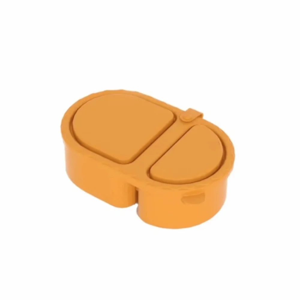 Silicone Lunch Box Double Compartment Snack Container | Nixie