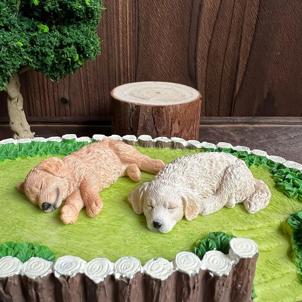 Sleeping Dog Silicone Mold – Soap Resin Plaster Craft Mold