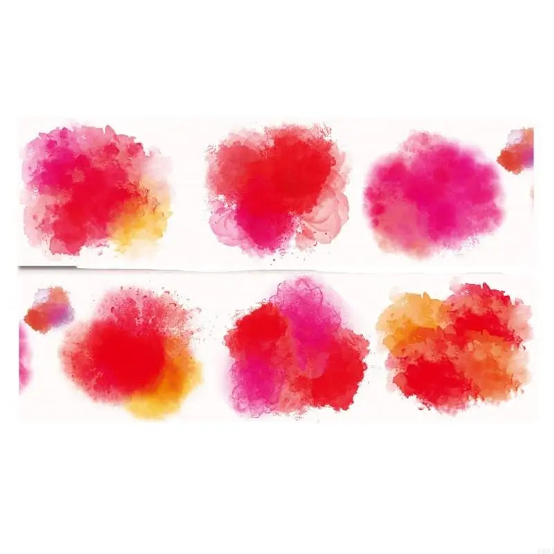 Watercolor PET Decorative Tape – Aesthetic Scrapbooking 50mm×2M