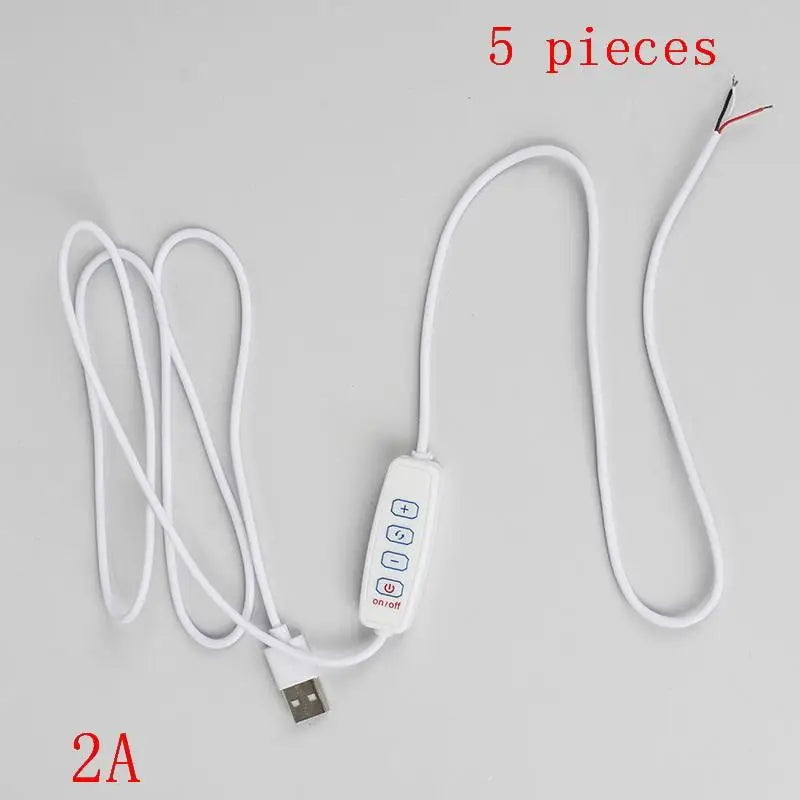 USB 5V 4-Key LED Dimmer Controller 2CH CCT Bicolor Switch