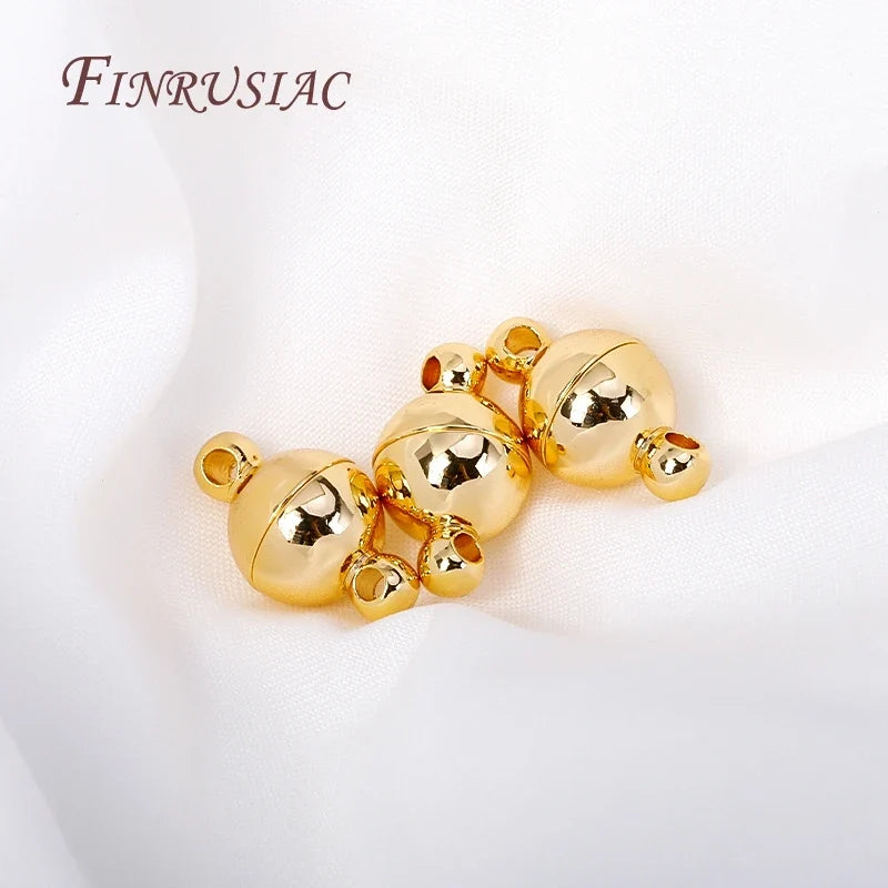 18K Gold Plated Magnetic Clasps – DIY Jewelry Connectors