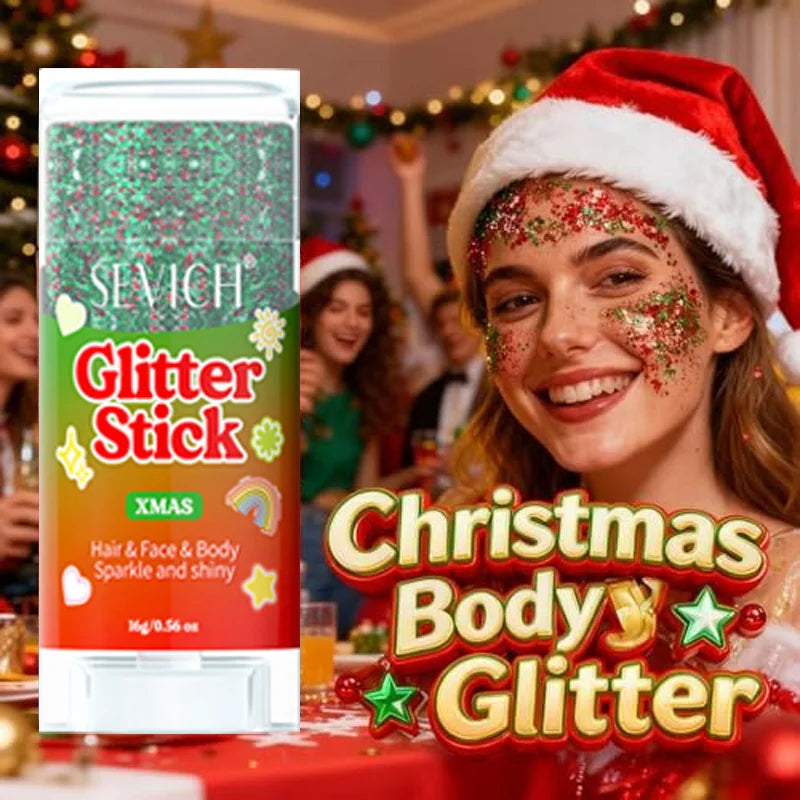Sequin Body & Hair Glitter Gel Stick – 8 Colors Festival Makeup