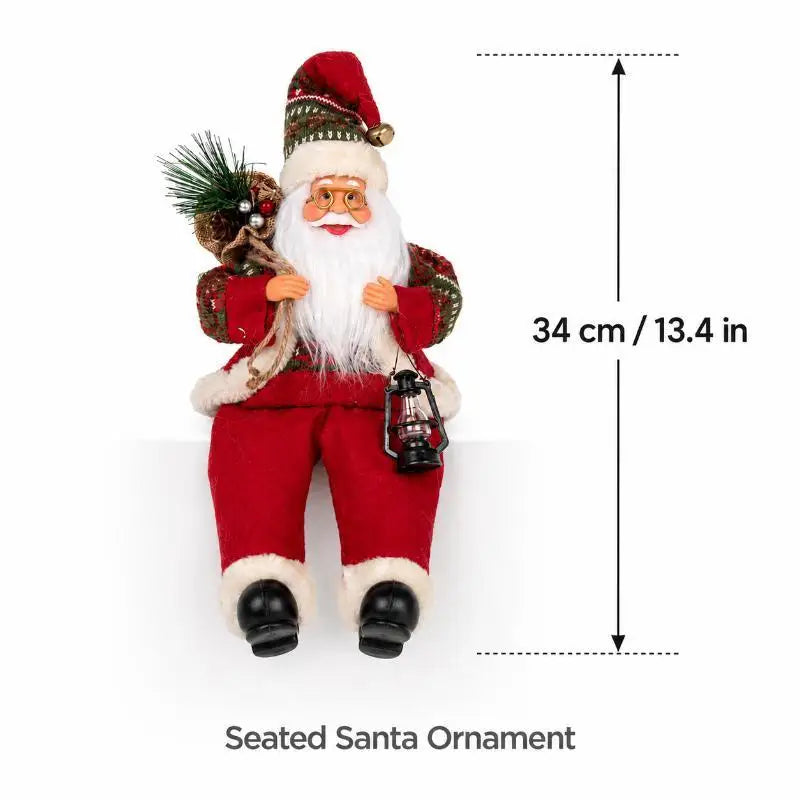 Santa Claus Standing Figurine – Handcrafted Christmas Decor
