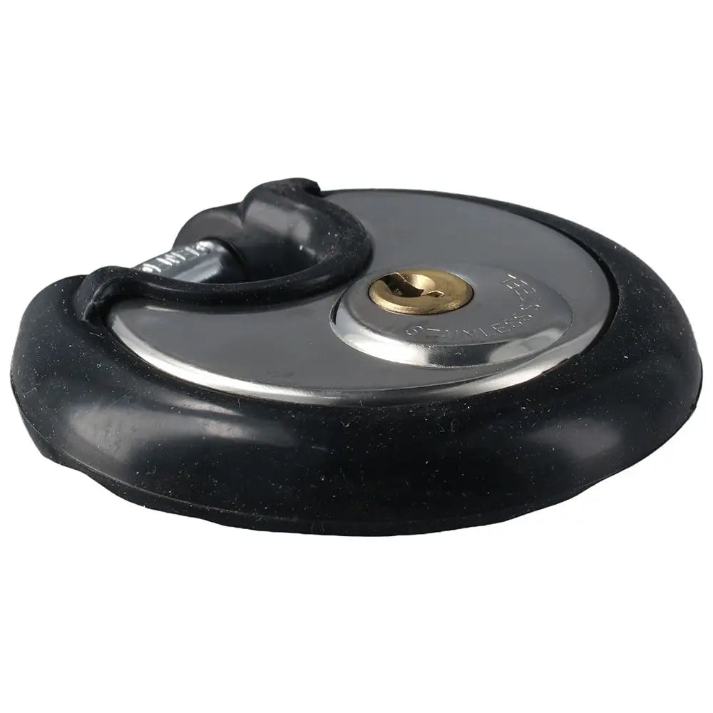 Heavy Duty Stainless Steel Discus Padlock – 3/8" Keyed Lock