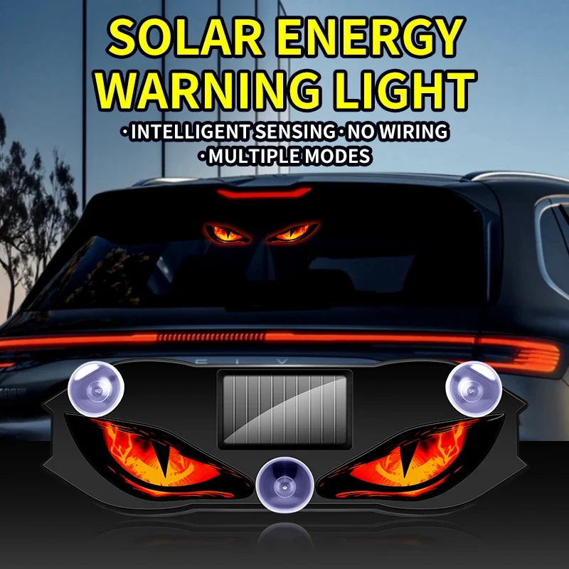 Solar Car Window LED Light | Vibration Activated Auto On/Off