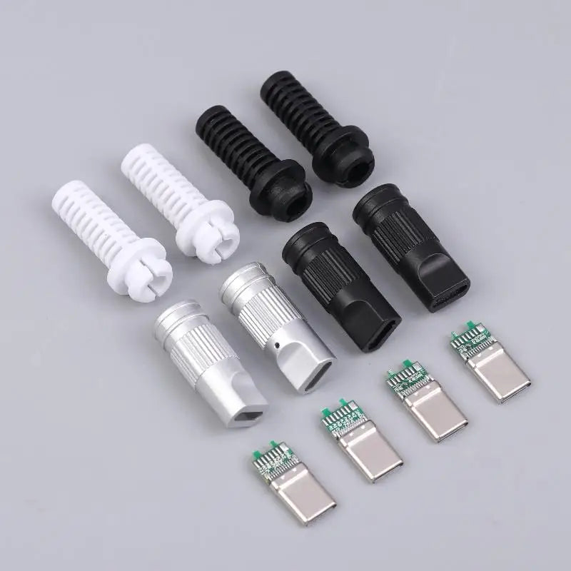 USB 3.1 24-Pin Type-C Male Solder Plug DIY Repair 2/5 Pack