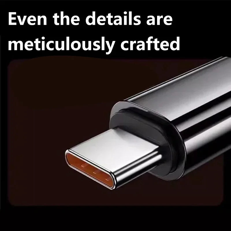 240W USB-A to USB-C Braided Fast Charging Cable 1–3M