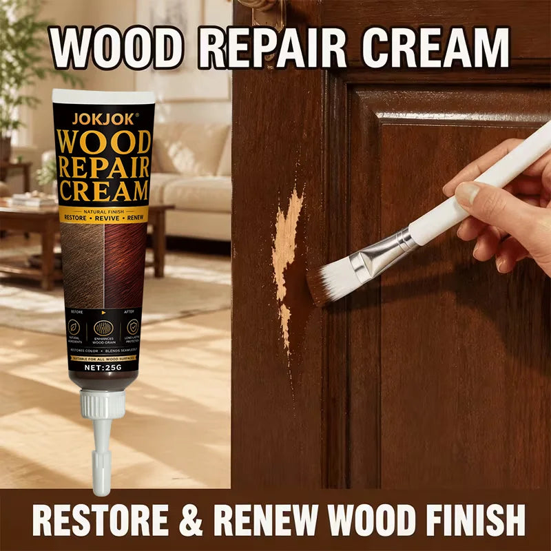 Wood Furniture Repair Paste – Color Restoring Wood Filler