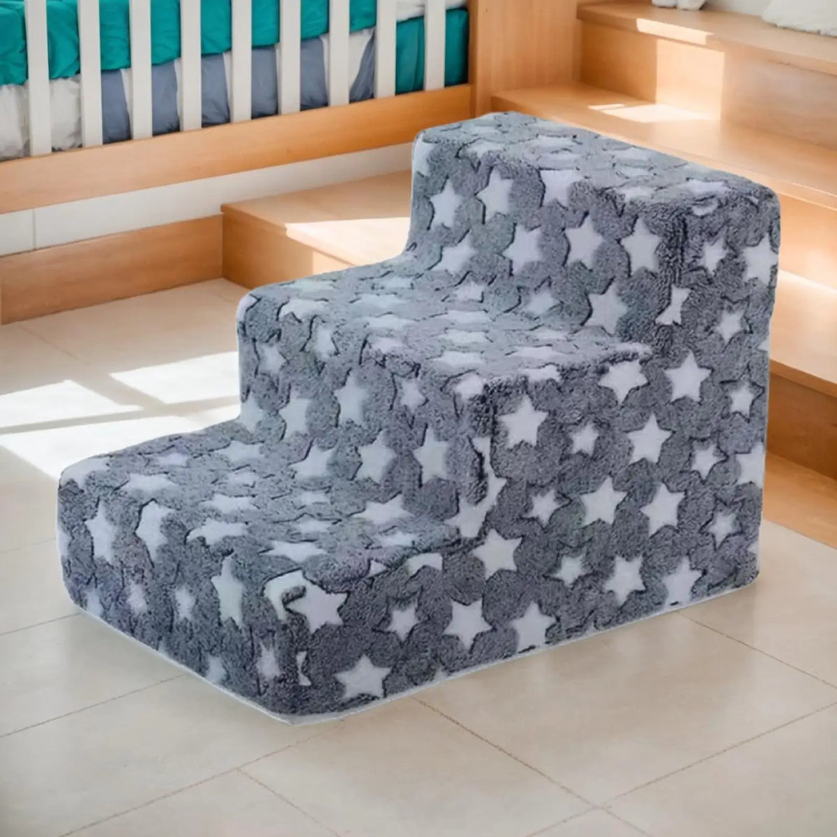 Washable Non-Slip Dog Stairs – Pet Steps for Sofa & Bed
