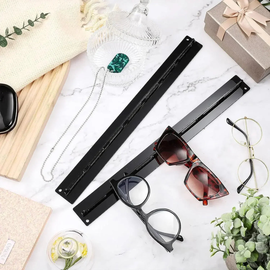 Wall Mounted Acrylic Eyeglasses & Sunglasses Display Rack