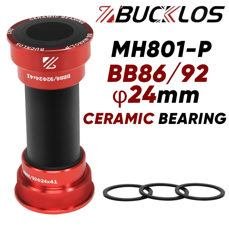 BUCKLOS BB86/92 Pressfit Bottom Bracket 24mm MTB Road Bike
