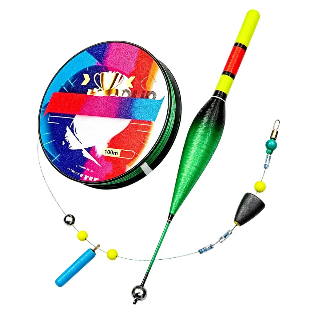 100m Automatic Bobber Fishing Line Set with Float | Nylon