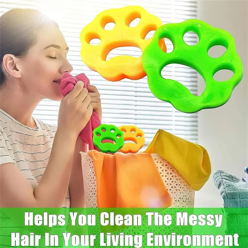 Silicone Cat Claw Lint & Hair Remover for Laundry – 4 Pack