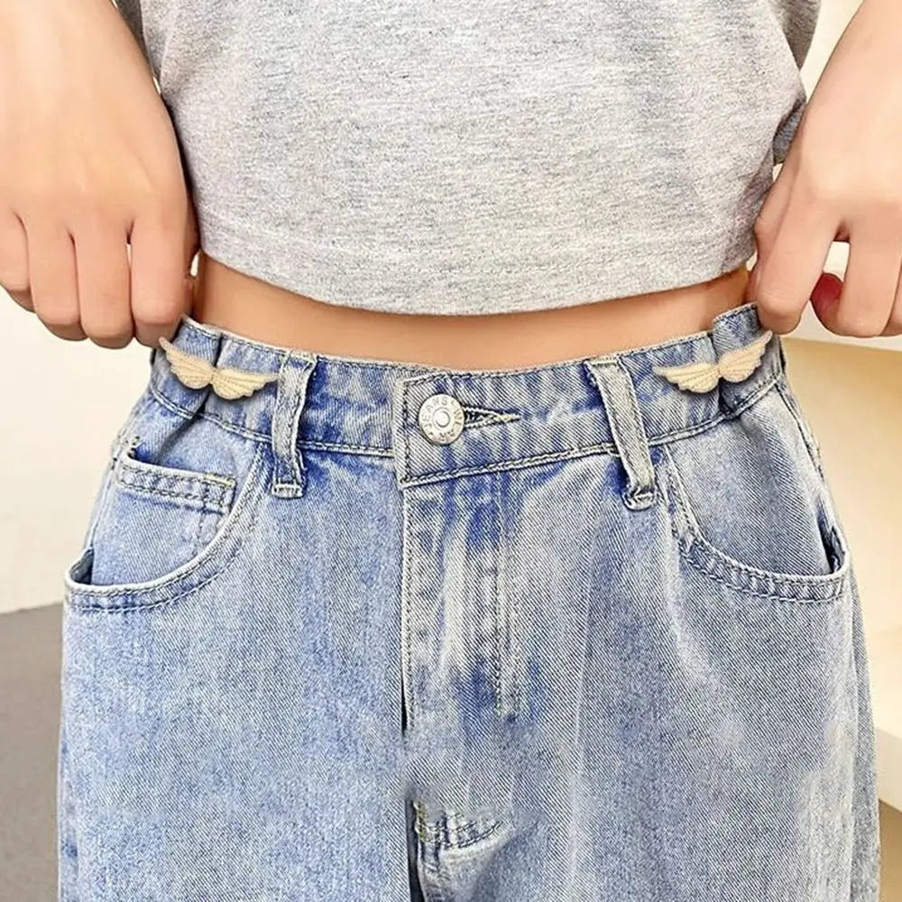 Adjustable Metal Waist Clip Button for Jeans & Trousers