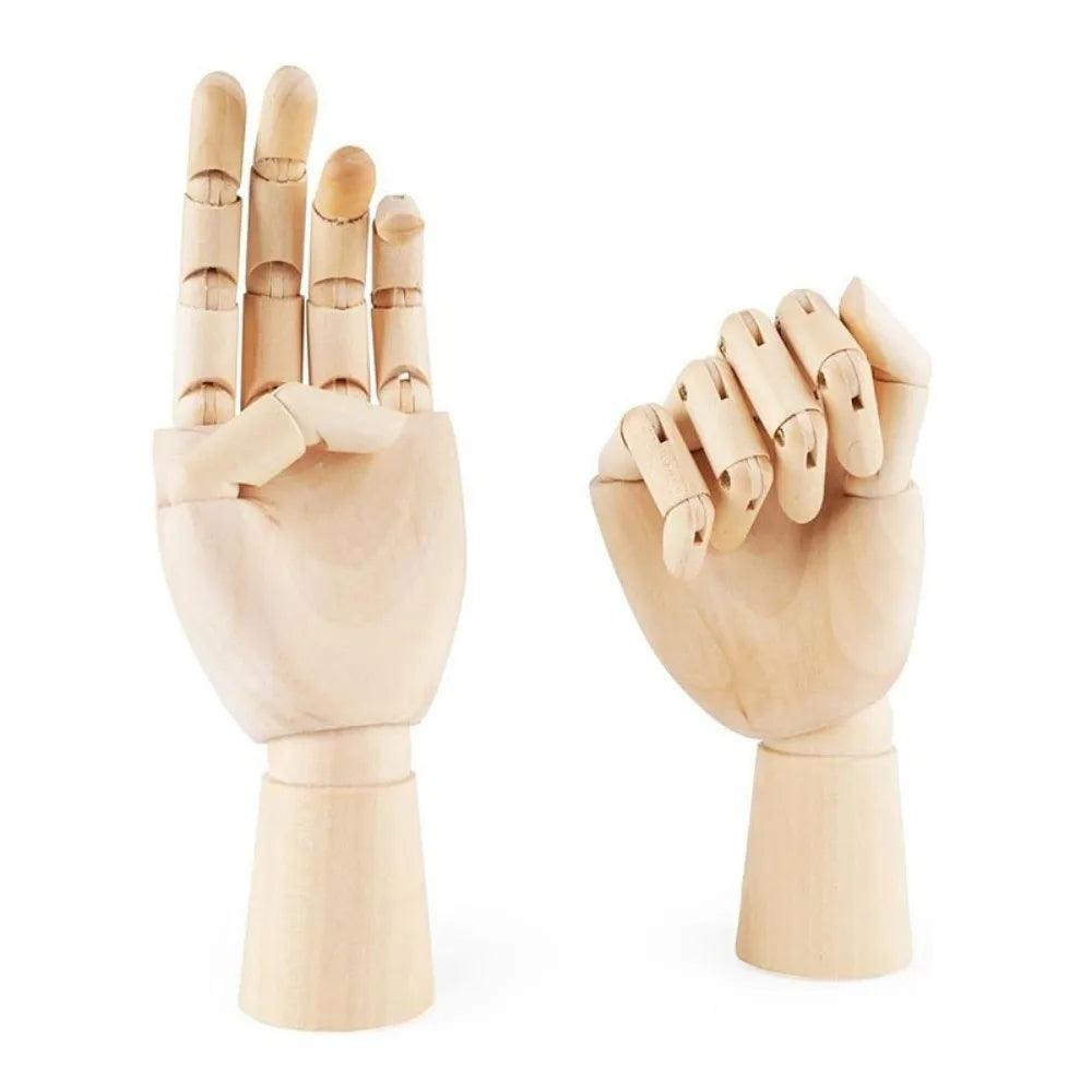 Poseable Wooden Artist Mannequin – Multiple Sizes Drawing Figure