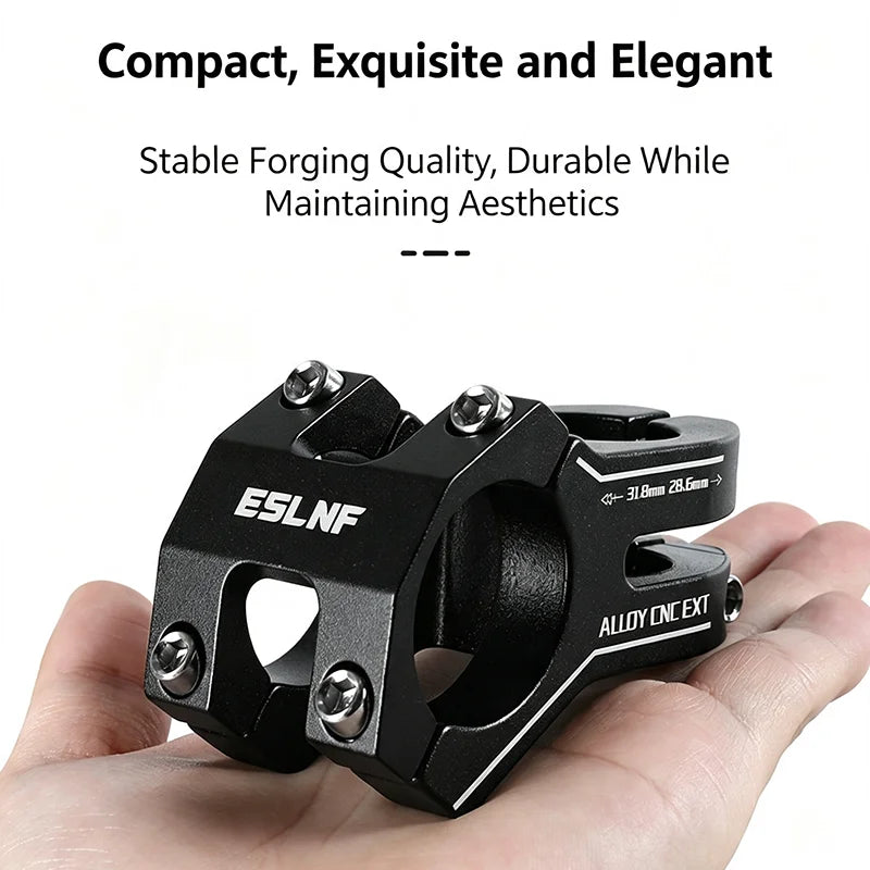 ESLNF 45mm CNC Aluminum Bike Short Stem MTB Road BMX