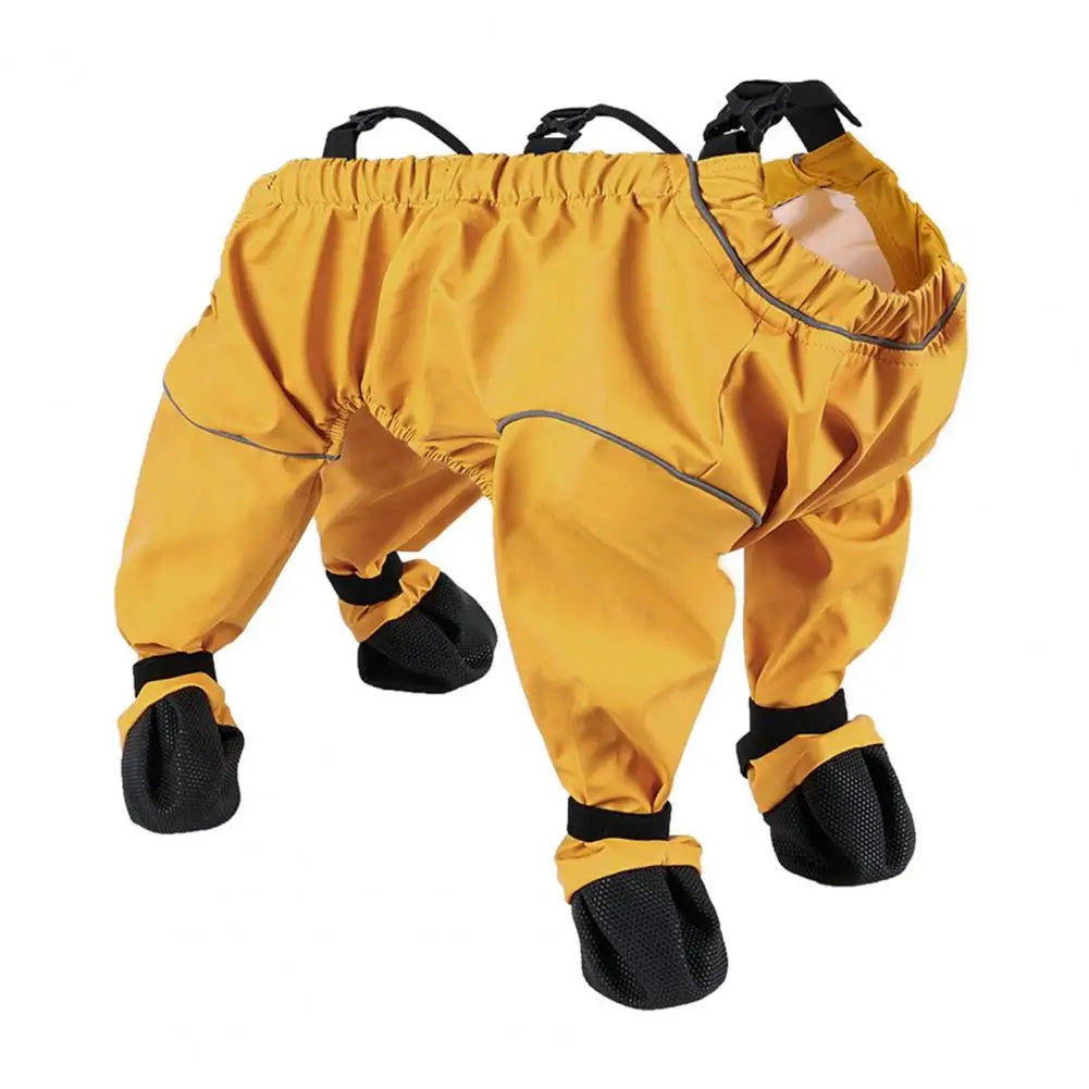 Waterproof Dog Boots with Suspender Sling | Anti-Slip Paw Protector