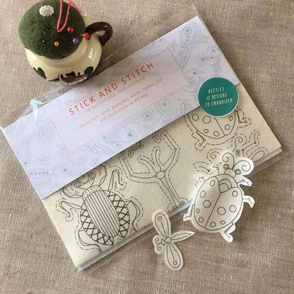 Water Soluble Embroidery Transfers – Stick & Stitch DIY Paper