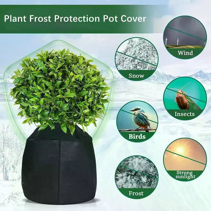 Anti-Freeze Oxford Cloth Plant Cover – Winter Garden Protection