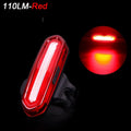 COB LED Bike Rear Tail Light – 6 Modes USB Rechargeable MTB