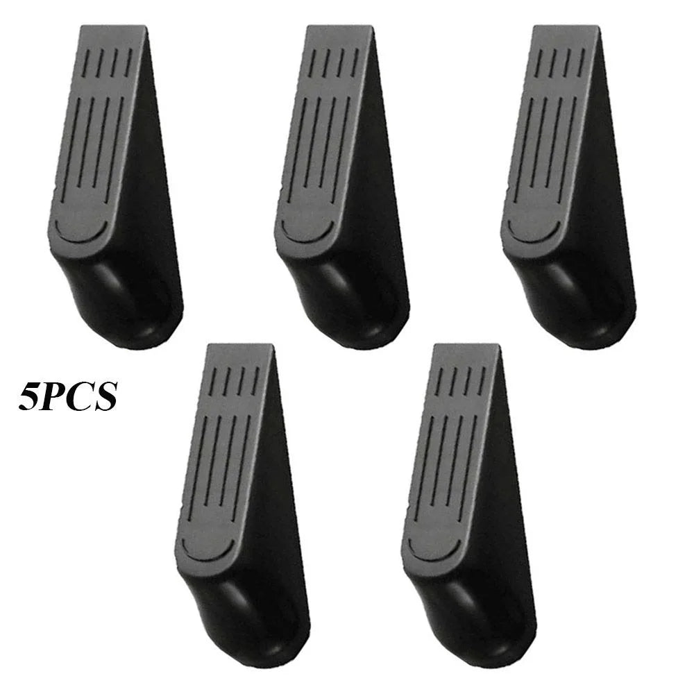 5-Pack Heavy Duty Plastic Door Stopper Wedges – Non-Slip